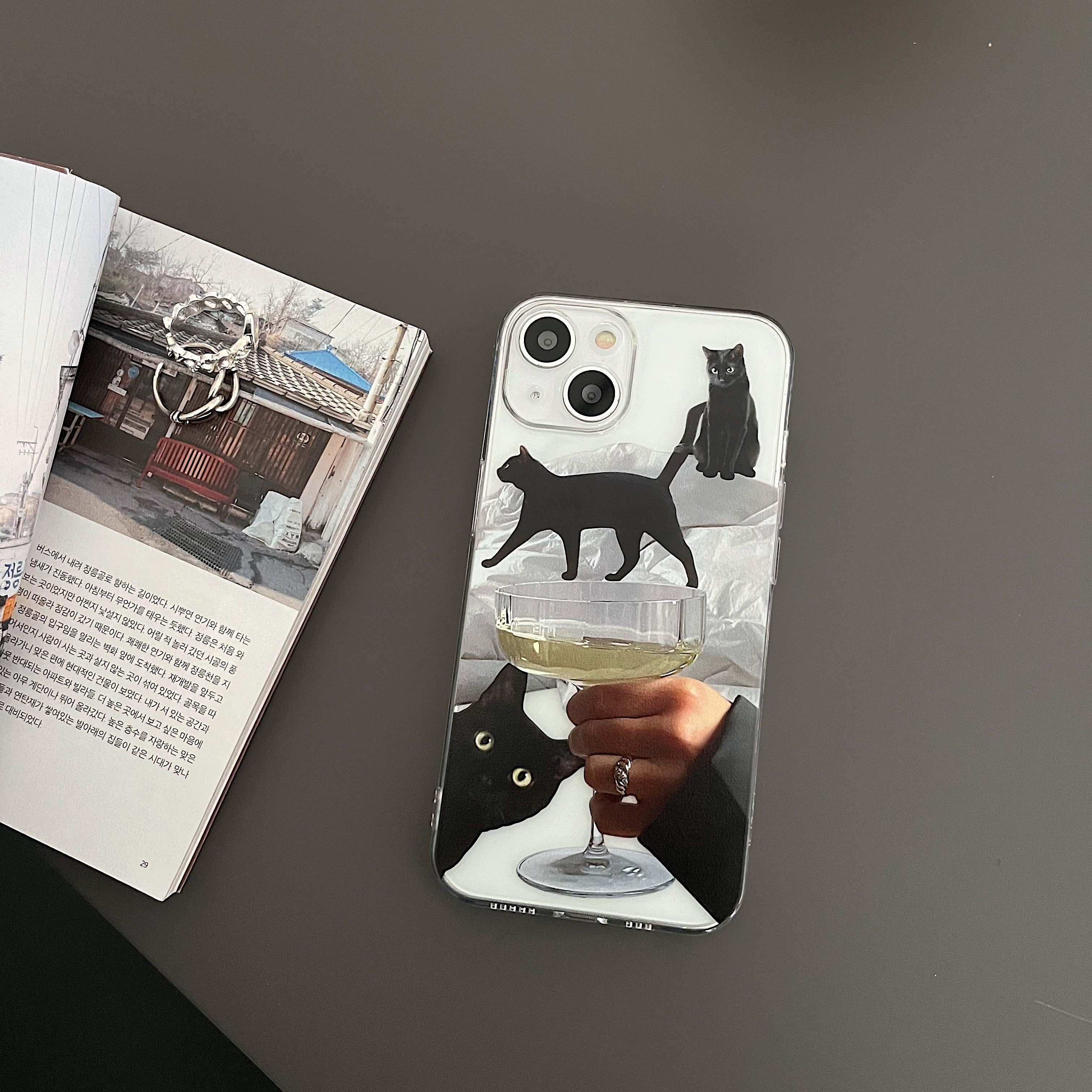 Black Cat iPhone Case