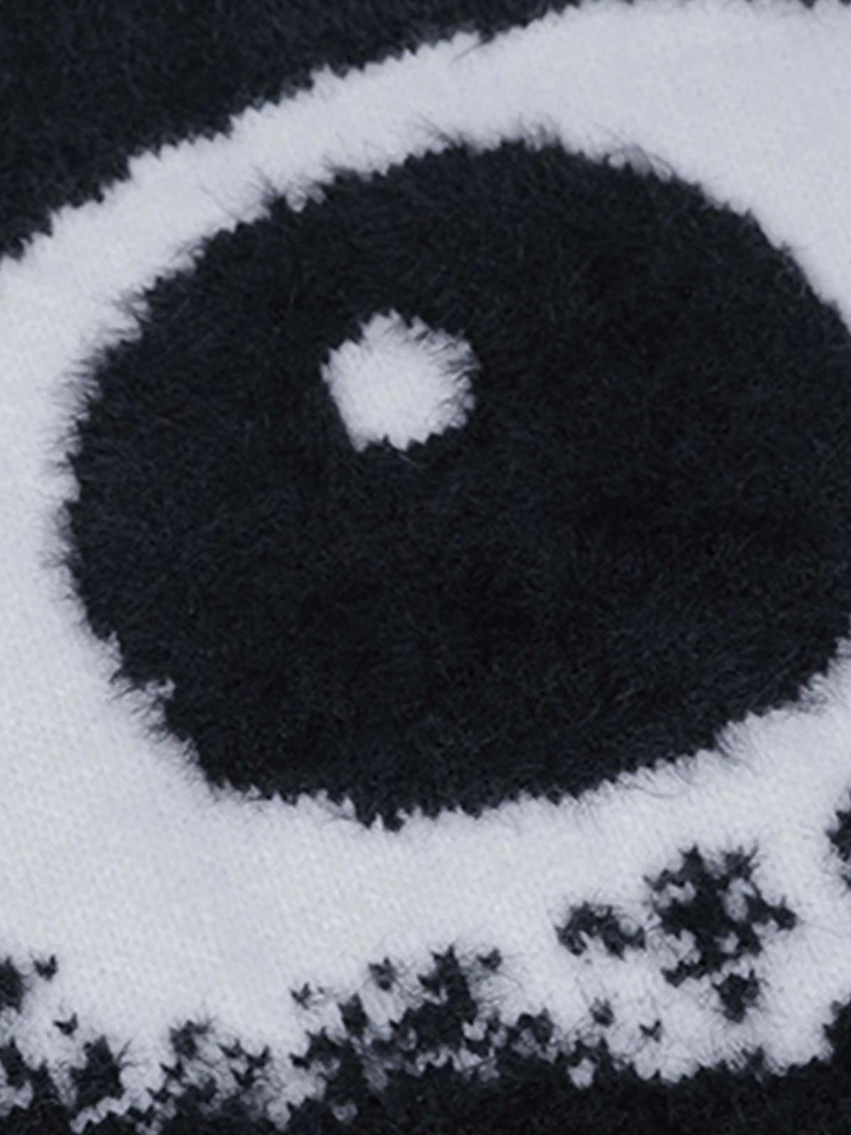 Black Eye Pattern Sweater