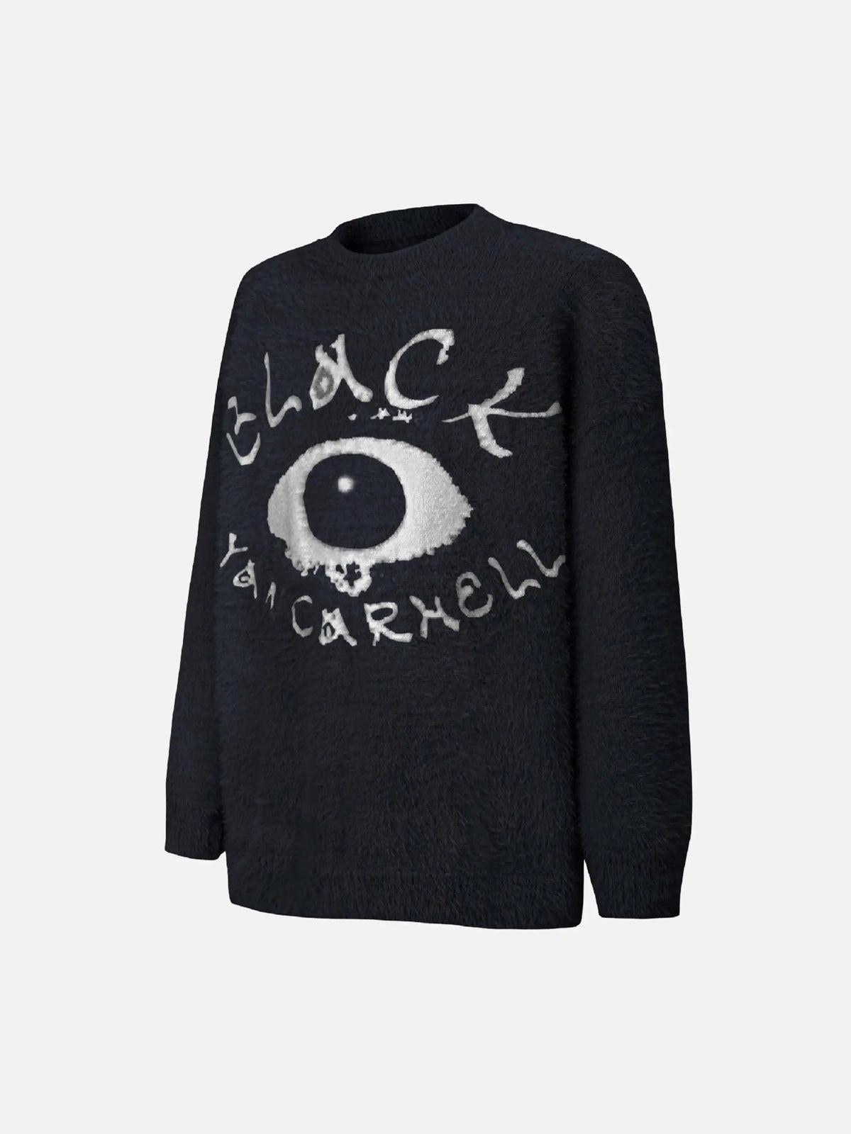 Black Eye Pattern Sweater