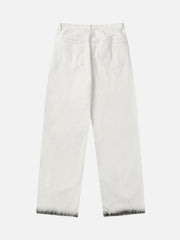 Black Stains Washed Jeans