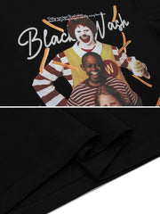 Black Wash Cultural Mashup Tee