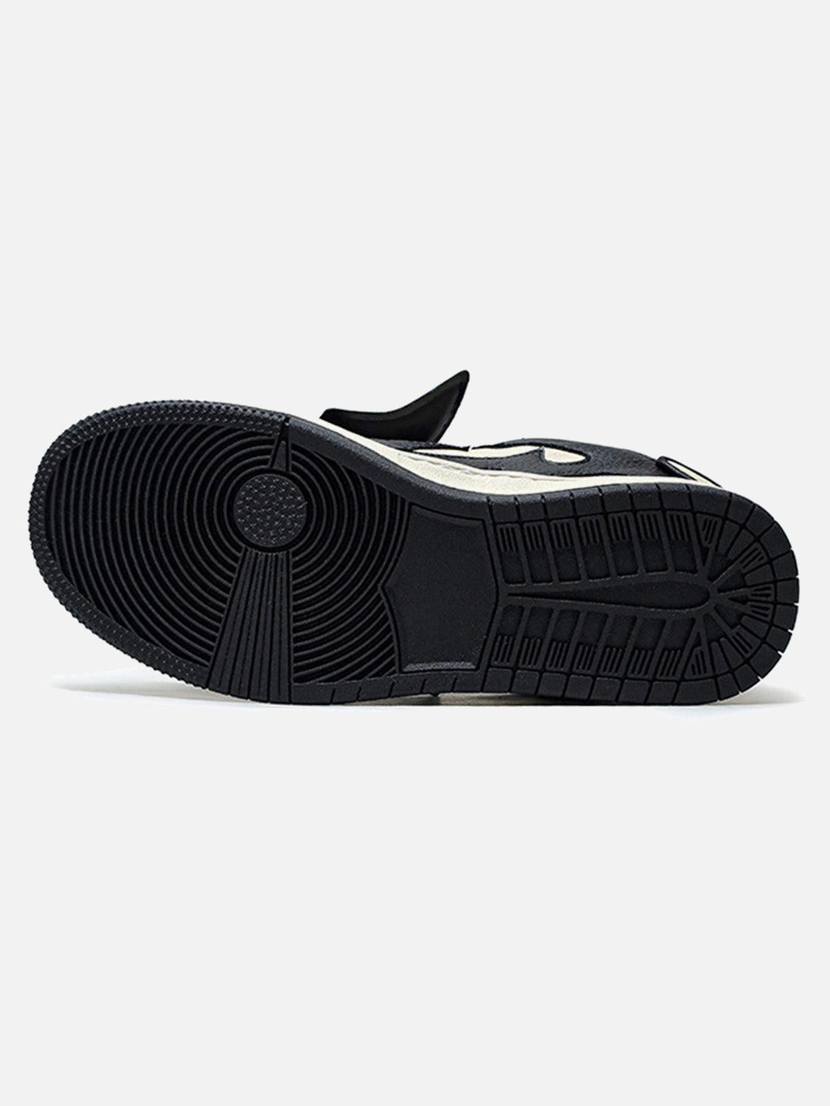 Black&White Contrast Color Skate Shoes