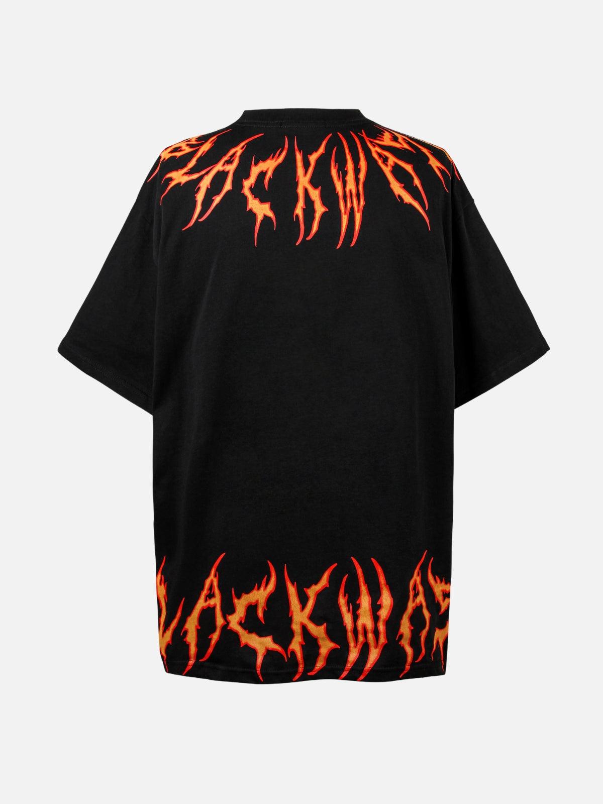 Blaze Ascend Fiery Design Tee