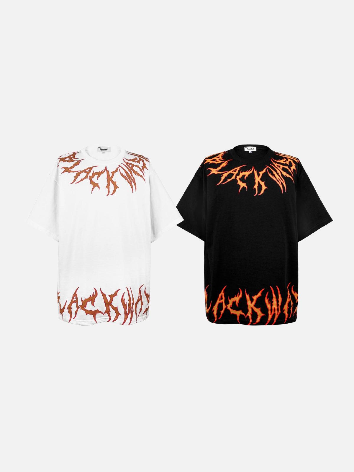 Blaze Ascend Fiery Design Tee
