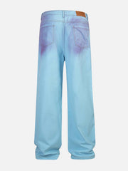 Blue Purple Loose Jeans