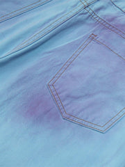 Blue Purple Loose Jeans