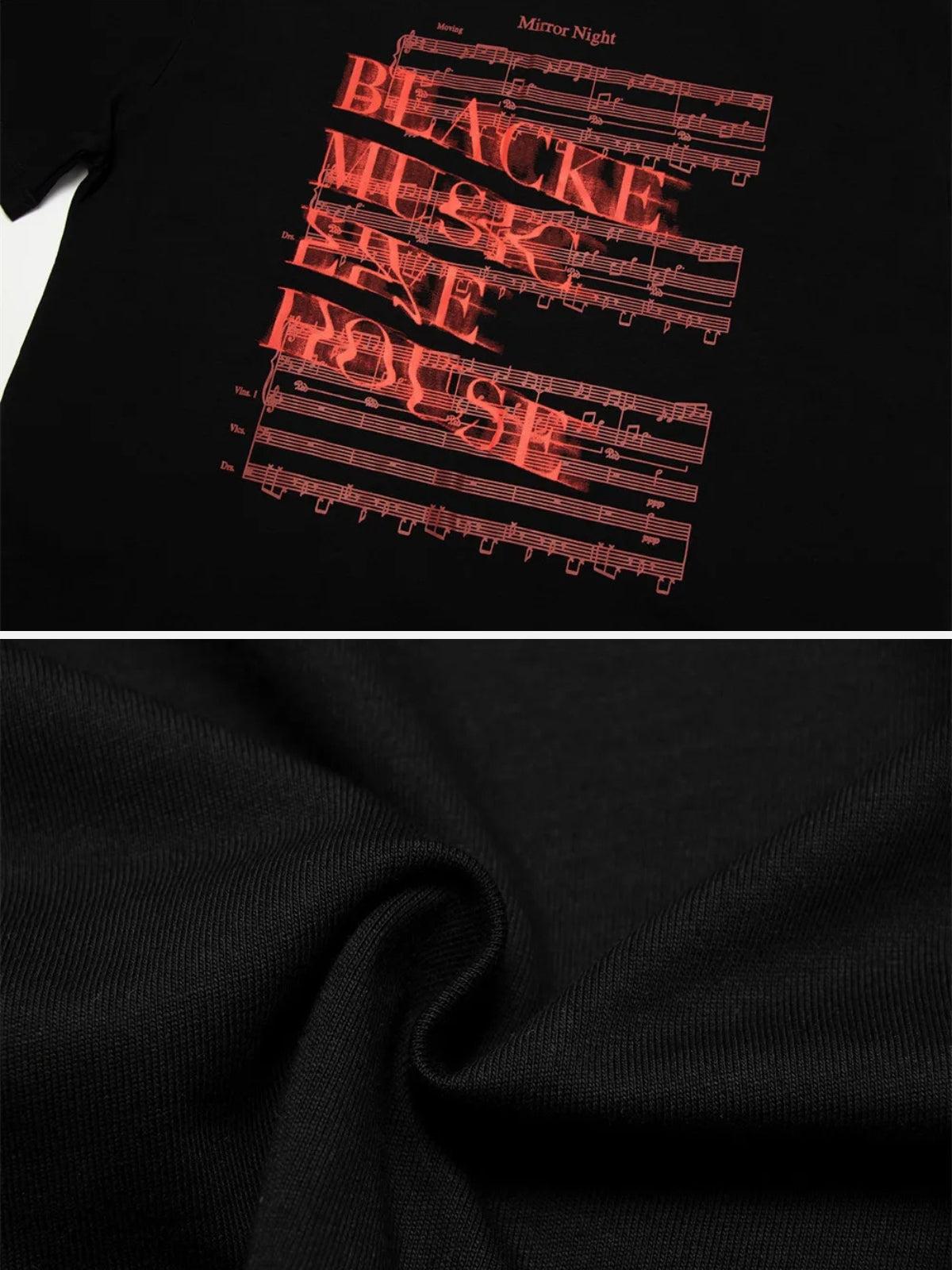 Blurred Rock Print Tee