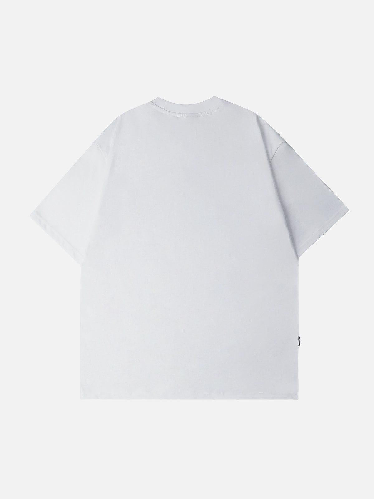 Blurring Tulip Print Tee