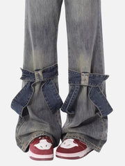Bow Decoration Jeans