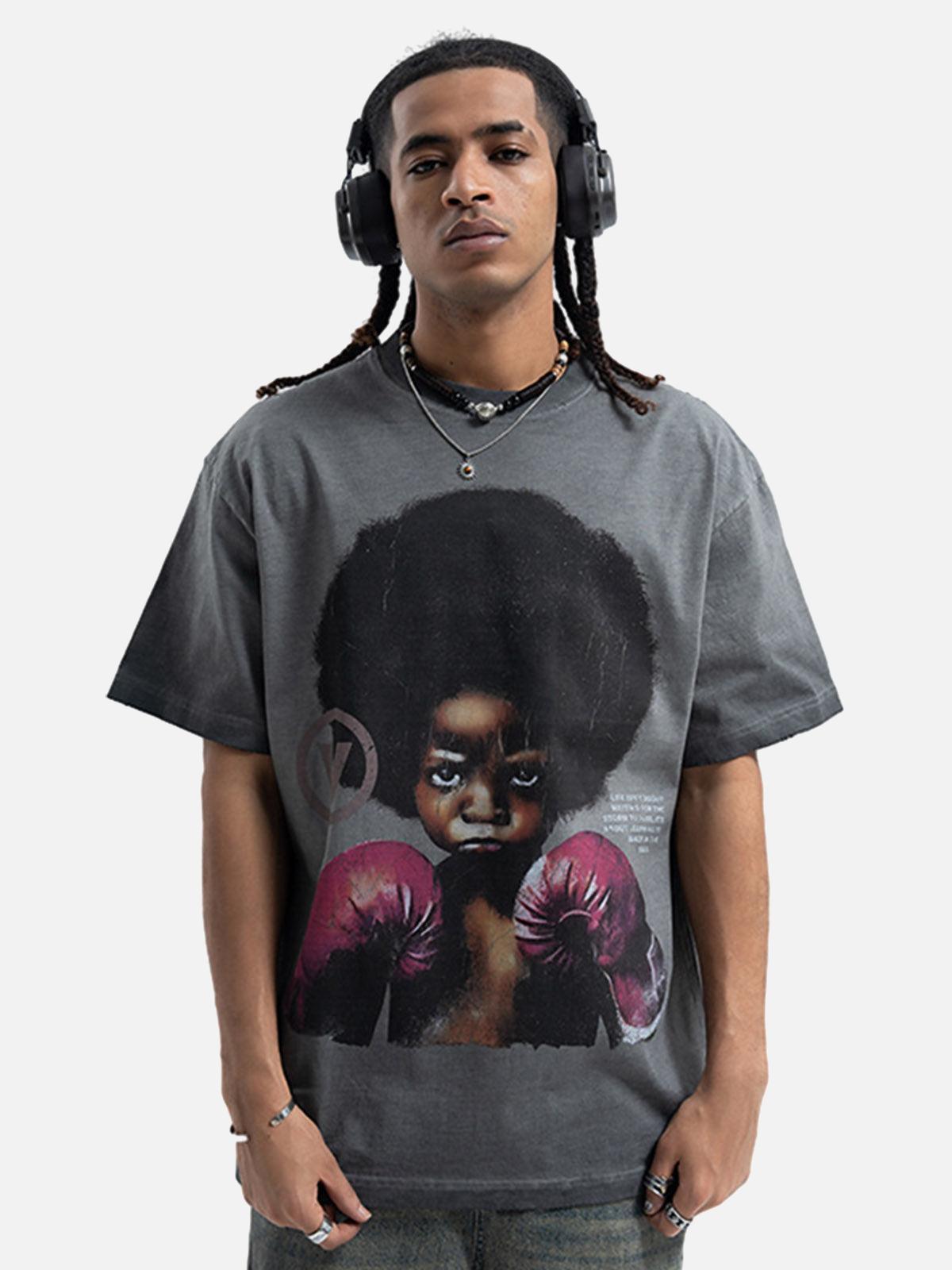 Boxing Boy Graphic T-Shirt