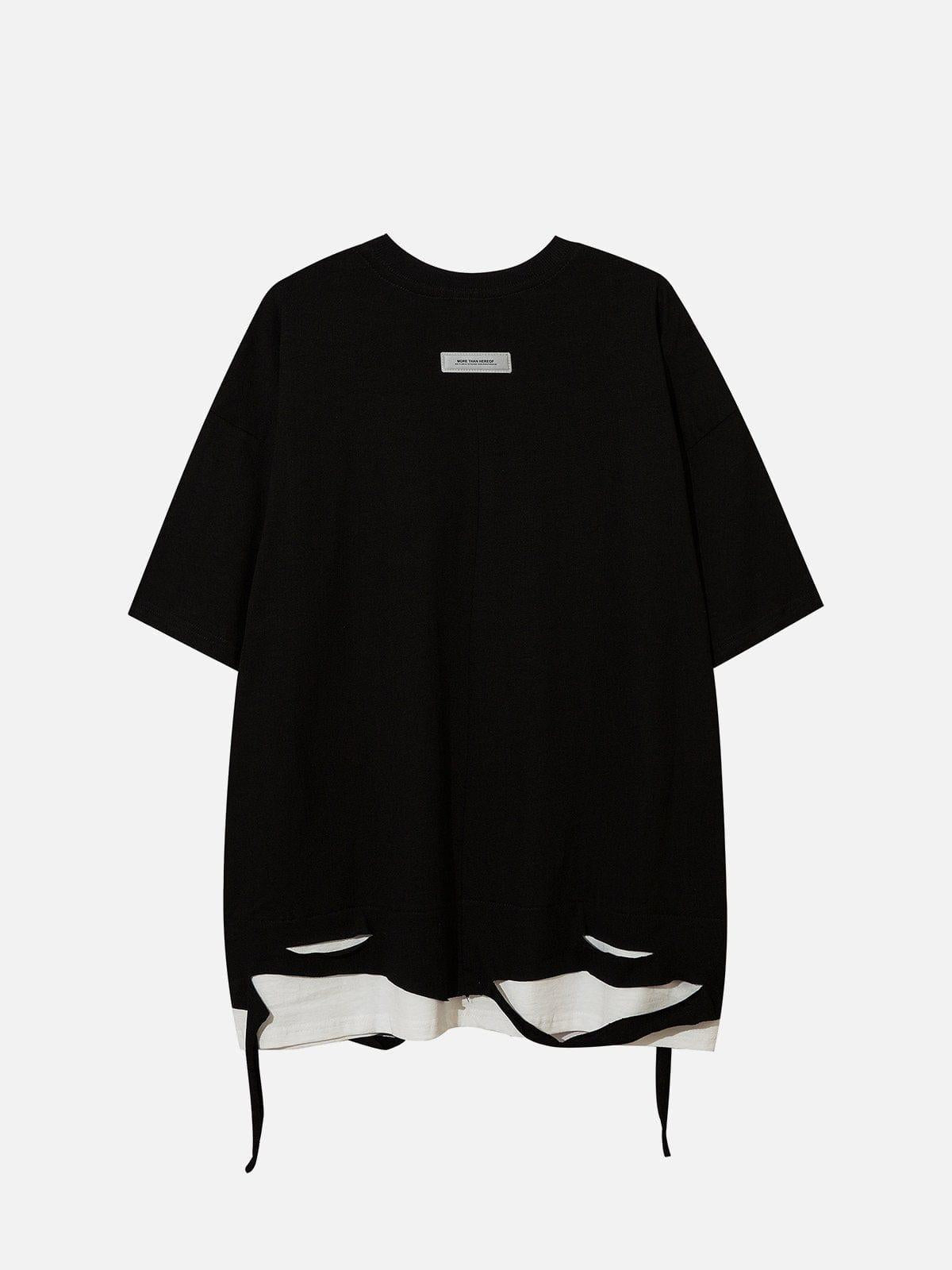 Broken Chain Decoration Tee
