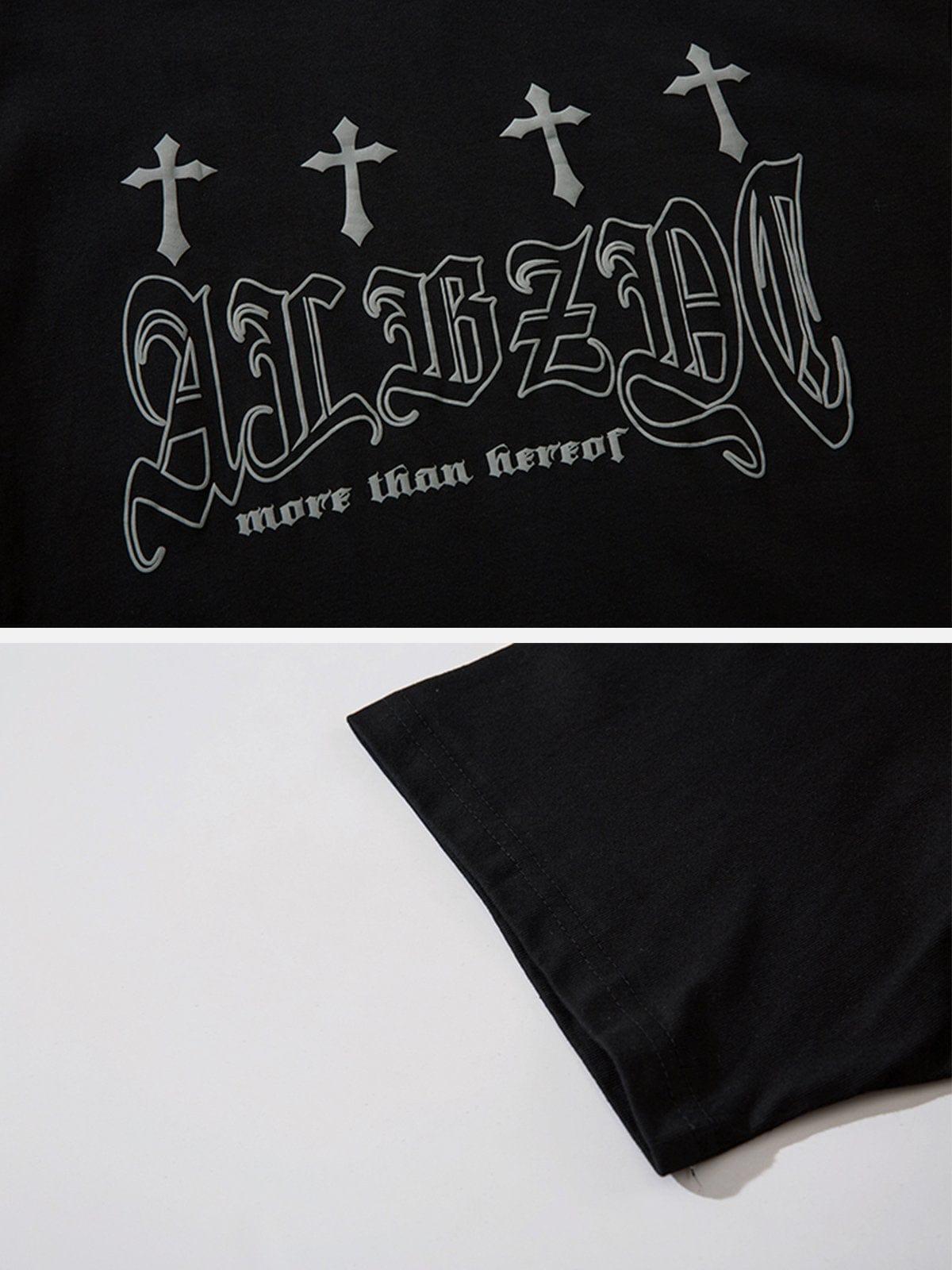 Broken Hole Fake Two Pieces Tee