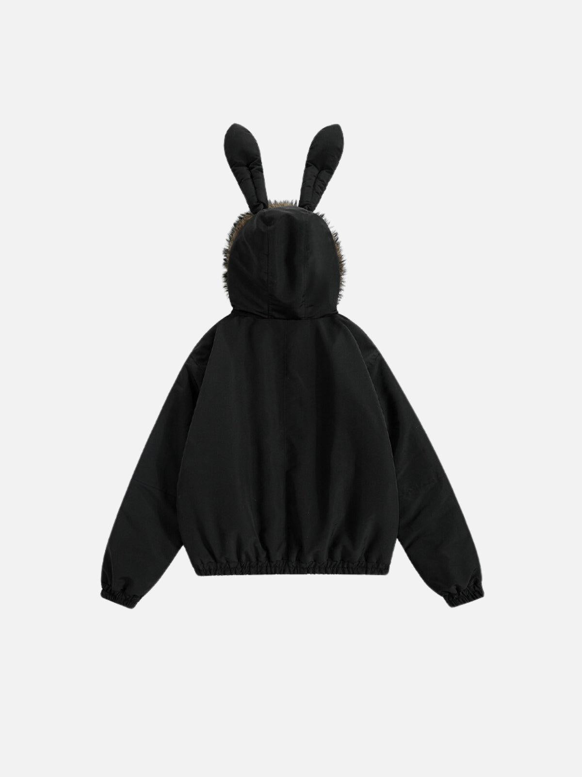 Bunny Ear Hooded Coat