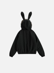 Bunny Ear Hooded Coat