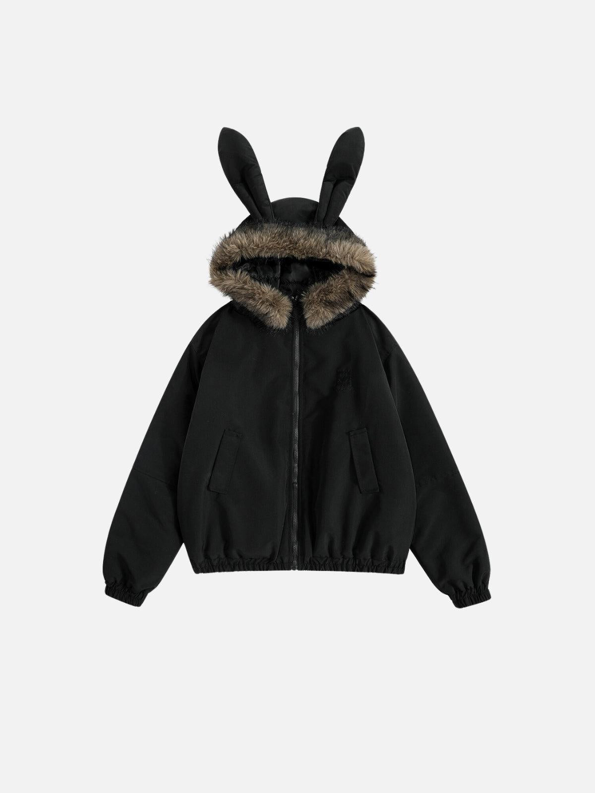 Bunny Ear Hooded Coat