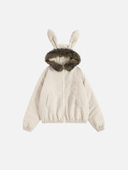 Bunny Ear Hooded Coat