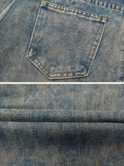 Butterfly Leg Cutout Jeans