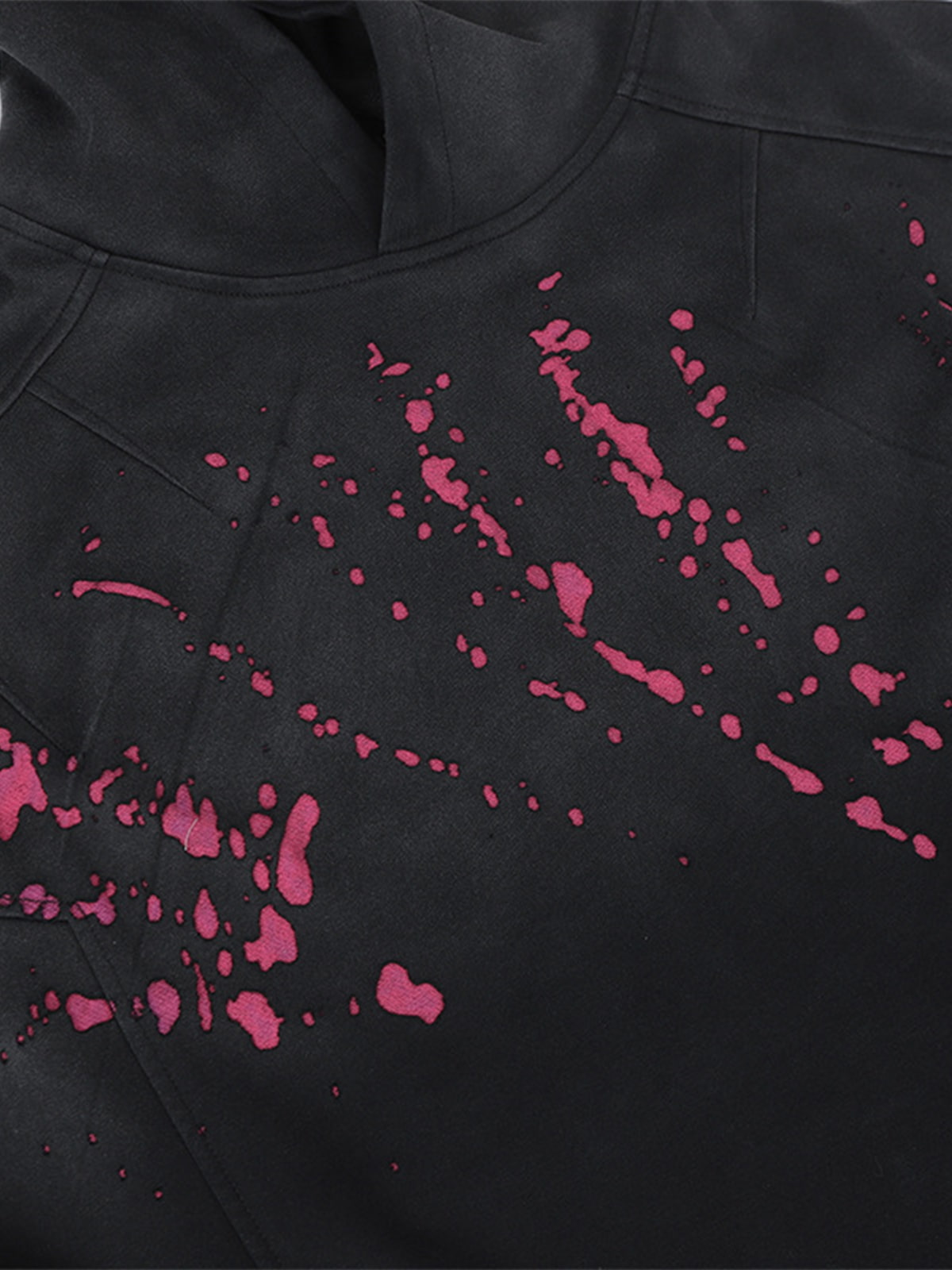 Street Dark Wasteland Distressed Washed Dirty-Dye Hoodie