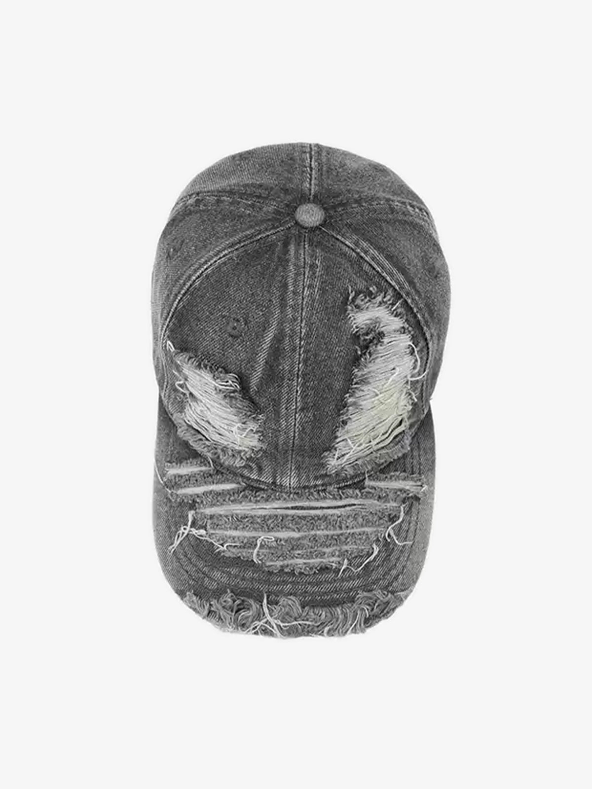 Retro Distressed Street Denim Baseball Cap