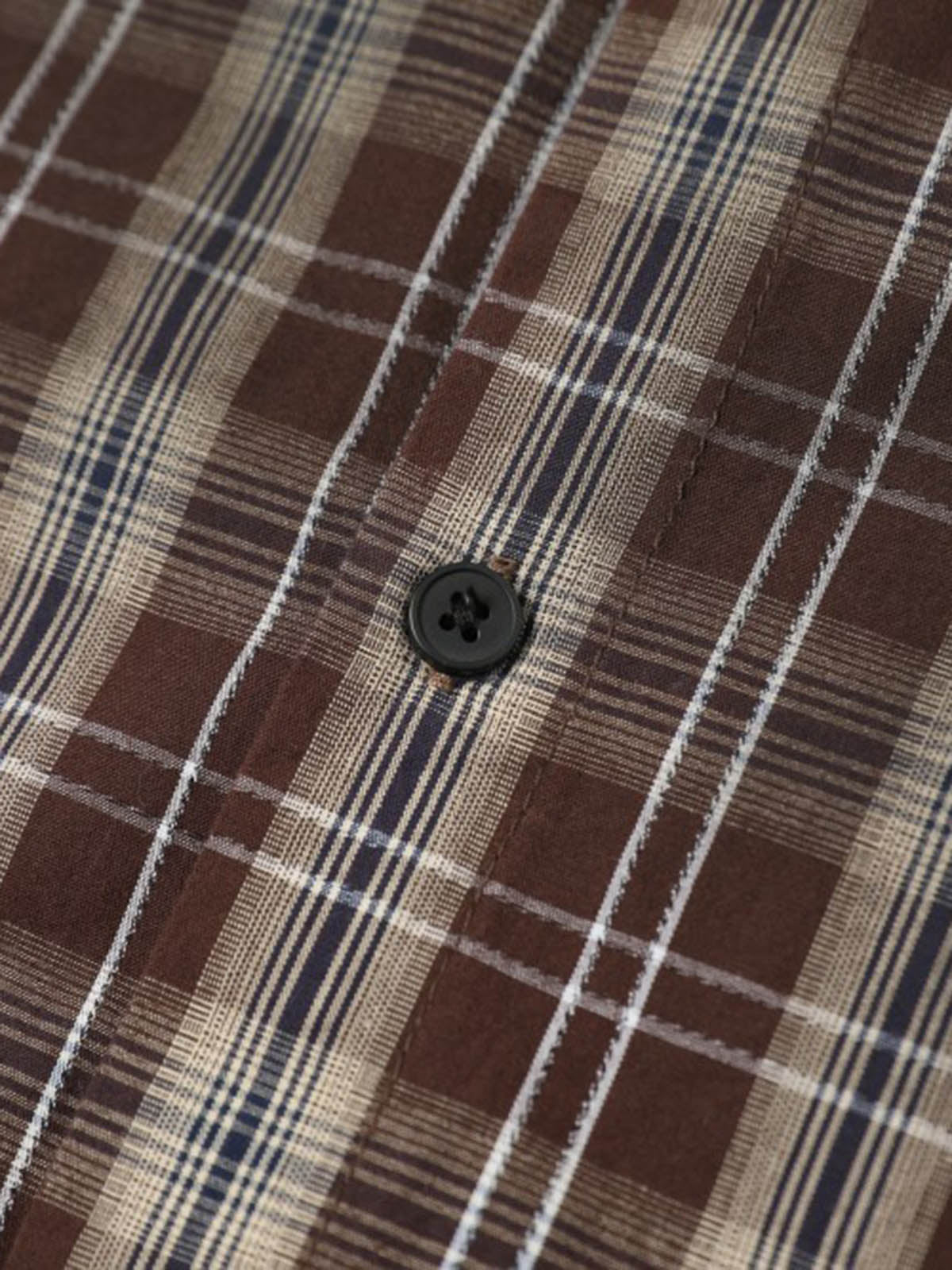 Vintage Patch Embroidered Plaid Shirt