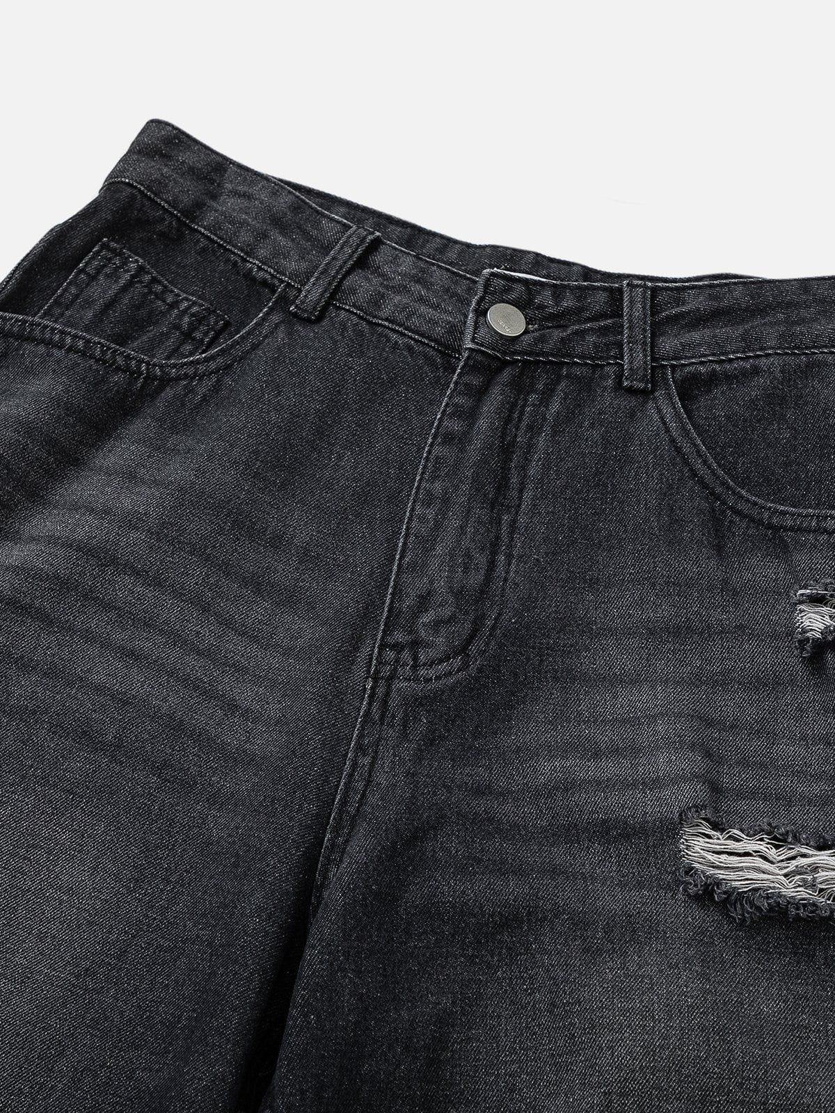 Camouflage Distressed Jeans