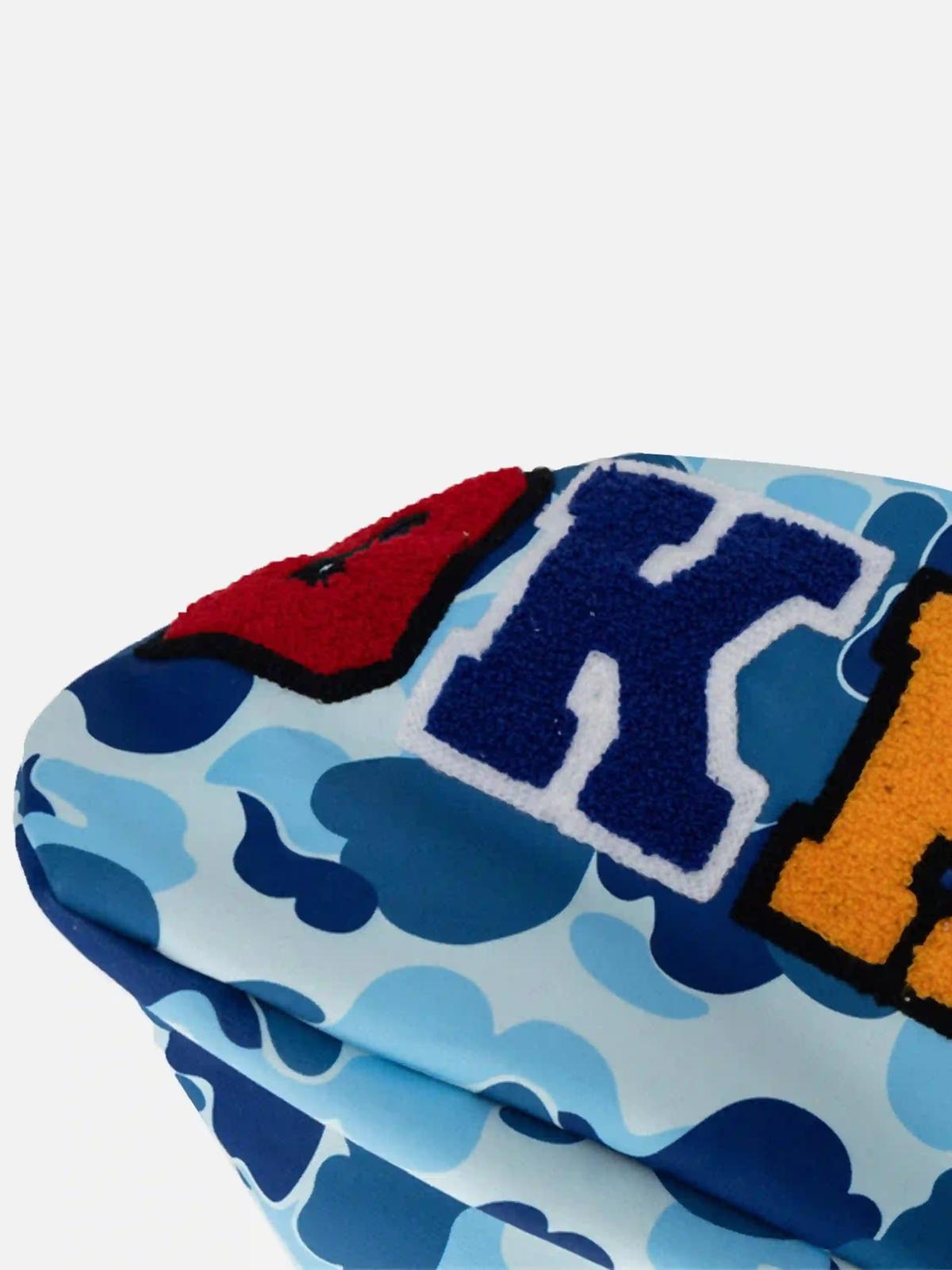 Camouflage Double Cap Design Hoodie