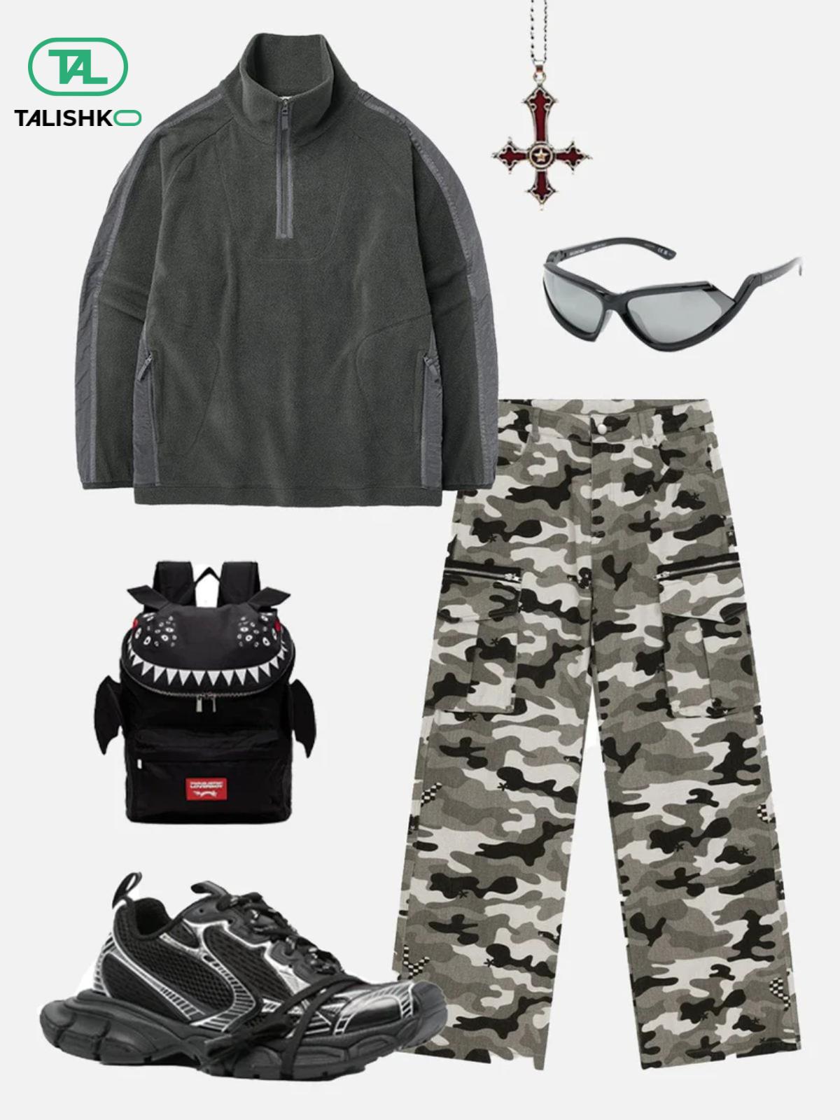 Camouflage Multi Pocket Jeans