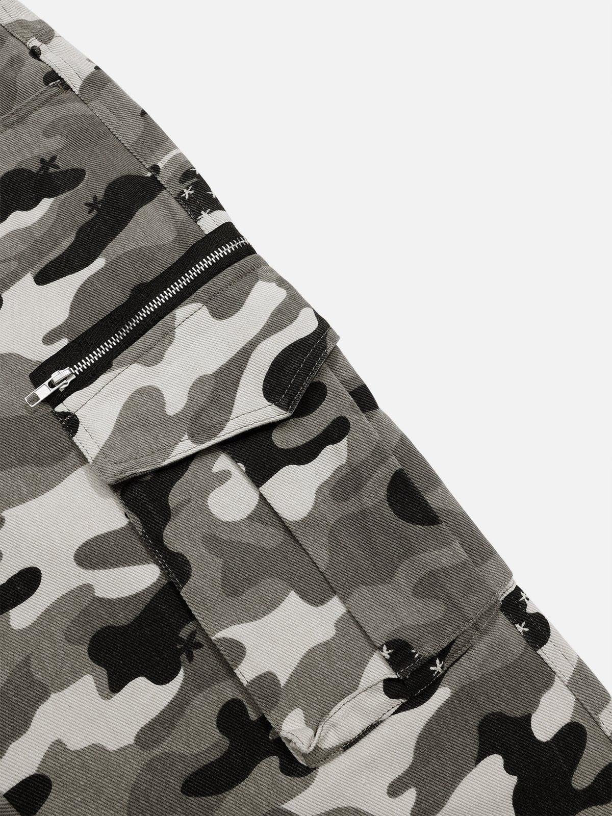 Camouflage Multi Pocket Jeans