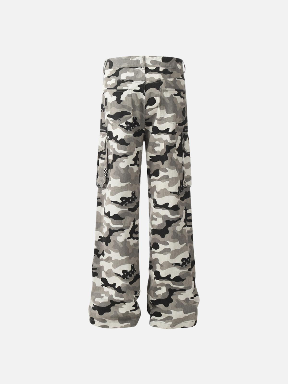 Camouflage Multi Pocket Jeans