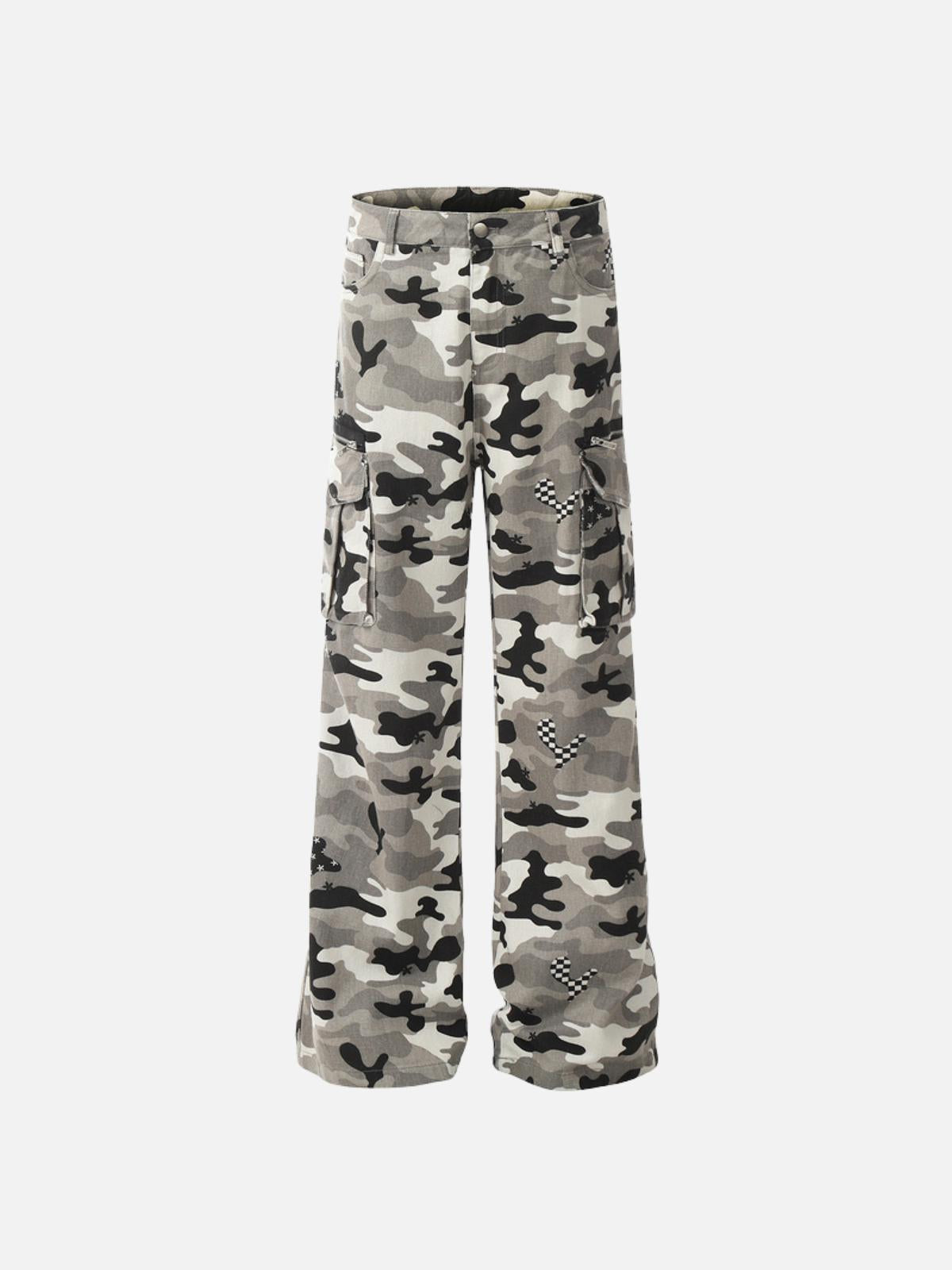 Camouflage Multi Pocket Jeans