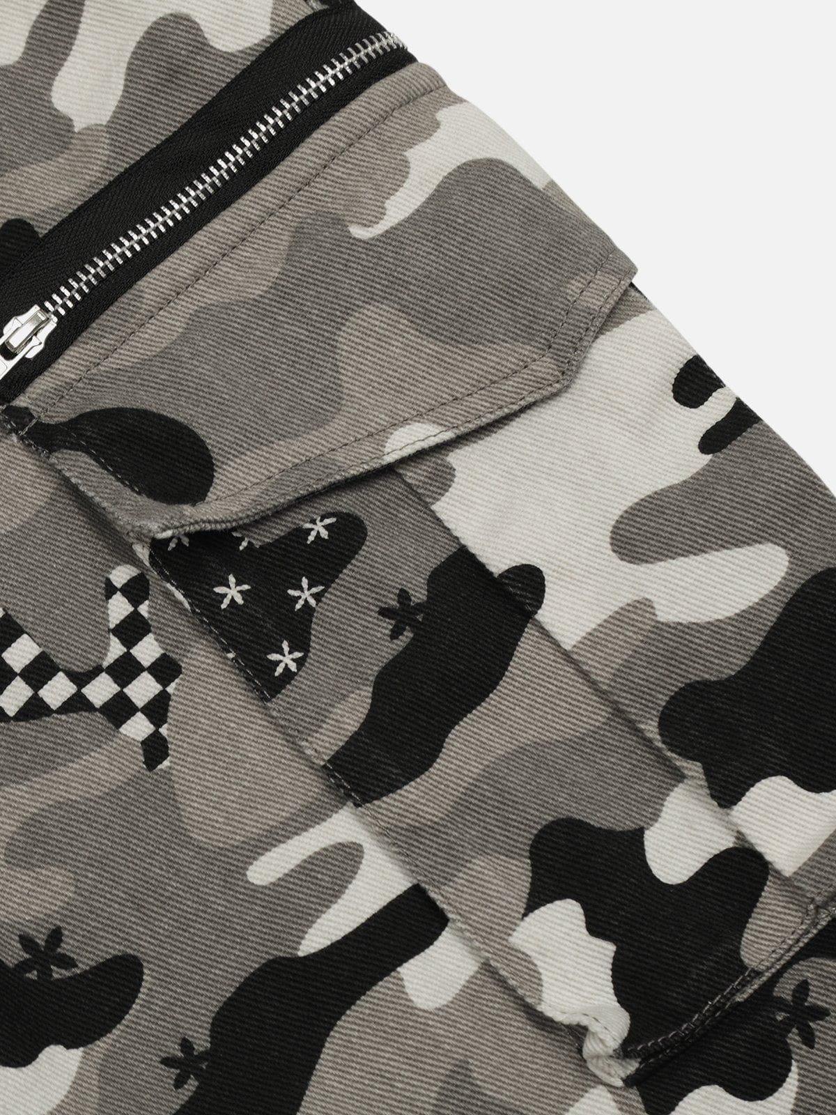 Camouflage Multi Pocket Jeans