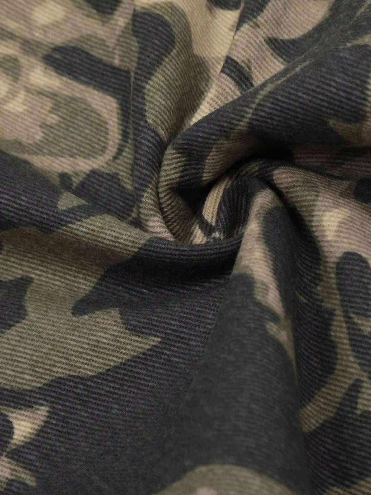 Camouflage Multi-Pocket Work Pants