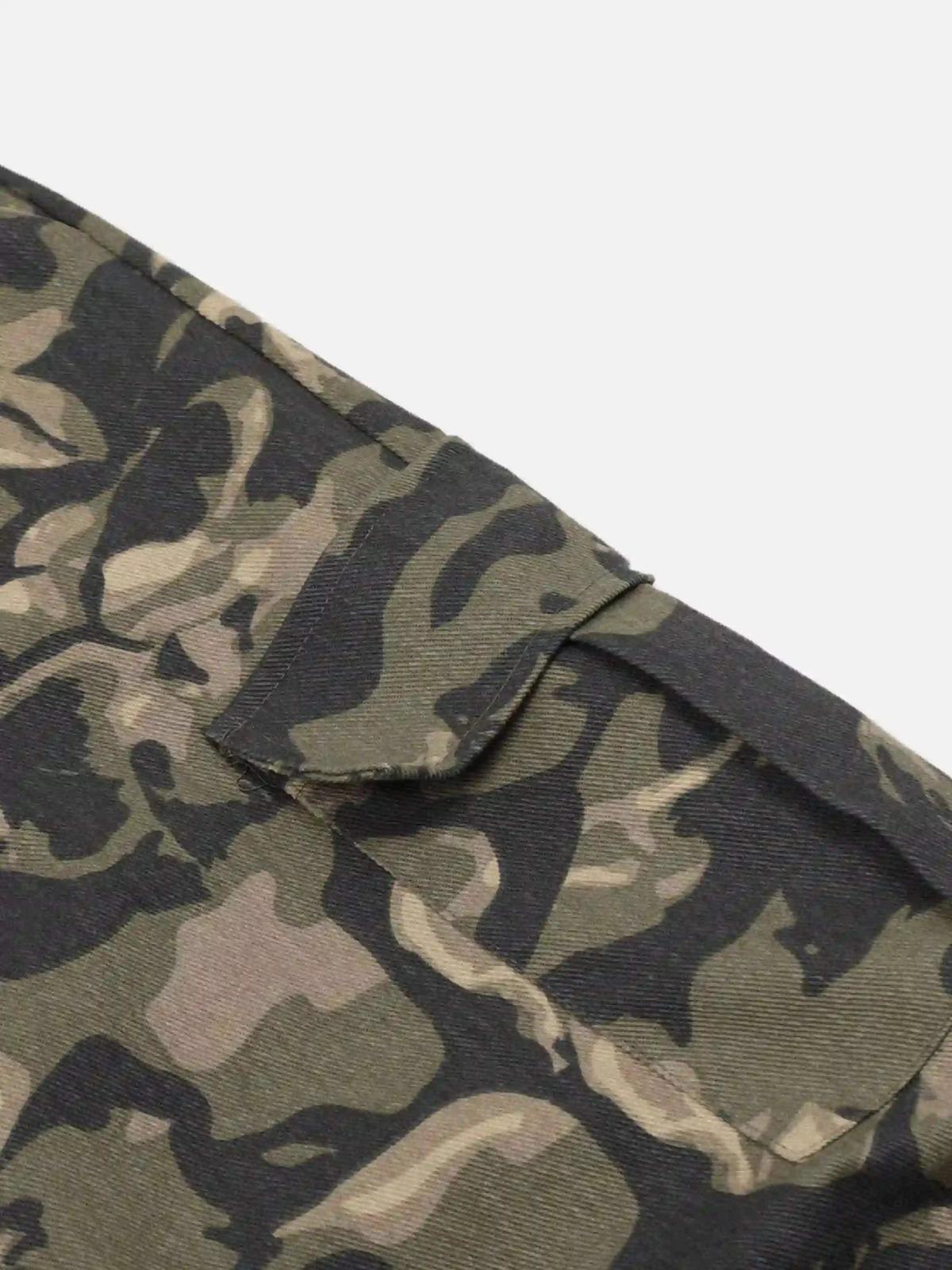 Camouflage Multi-Pocket Work Pants