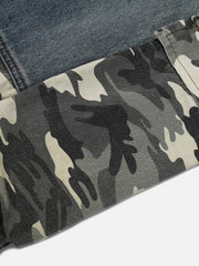 Camouflage Patchwork Jeans