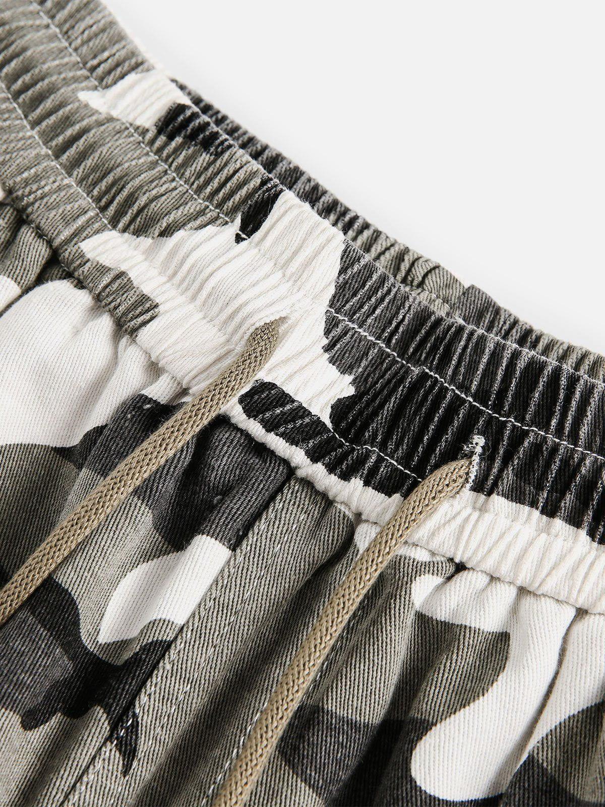 Camouflage Patchwork Shorts