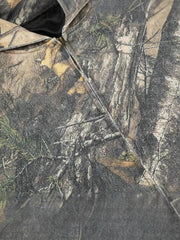 Camouflage Print Zip-Up Hoodie