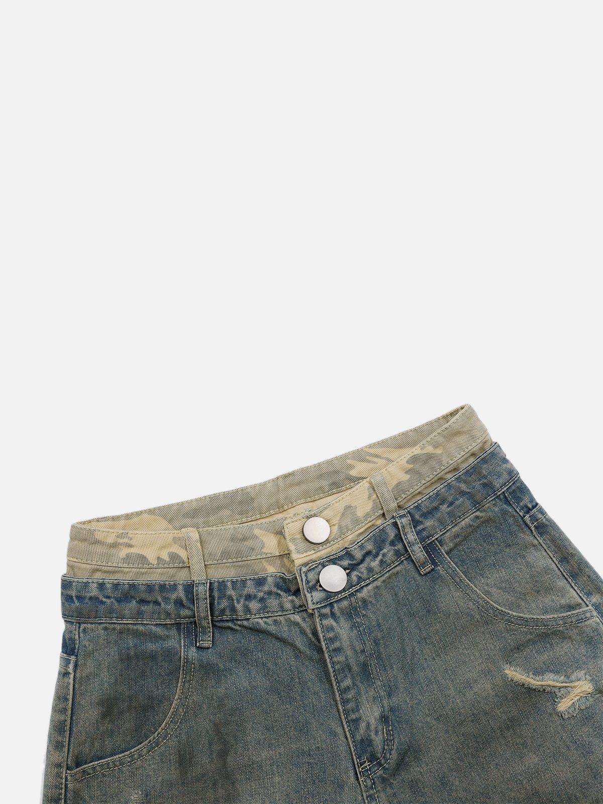 Camouflage Sagging Jeans