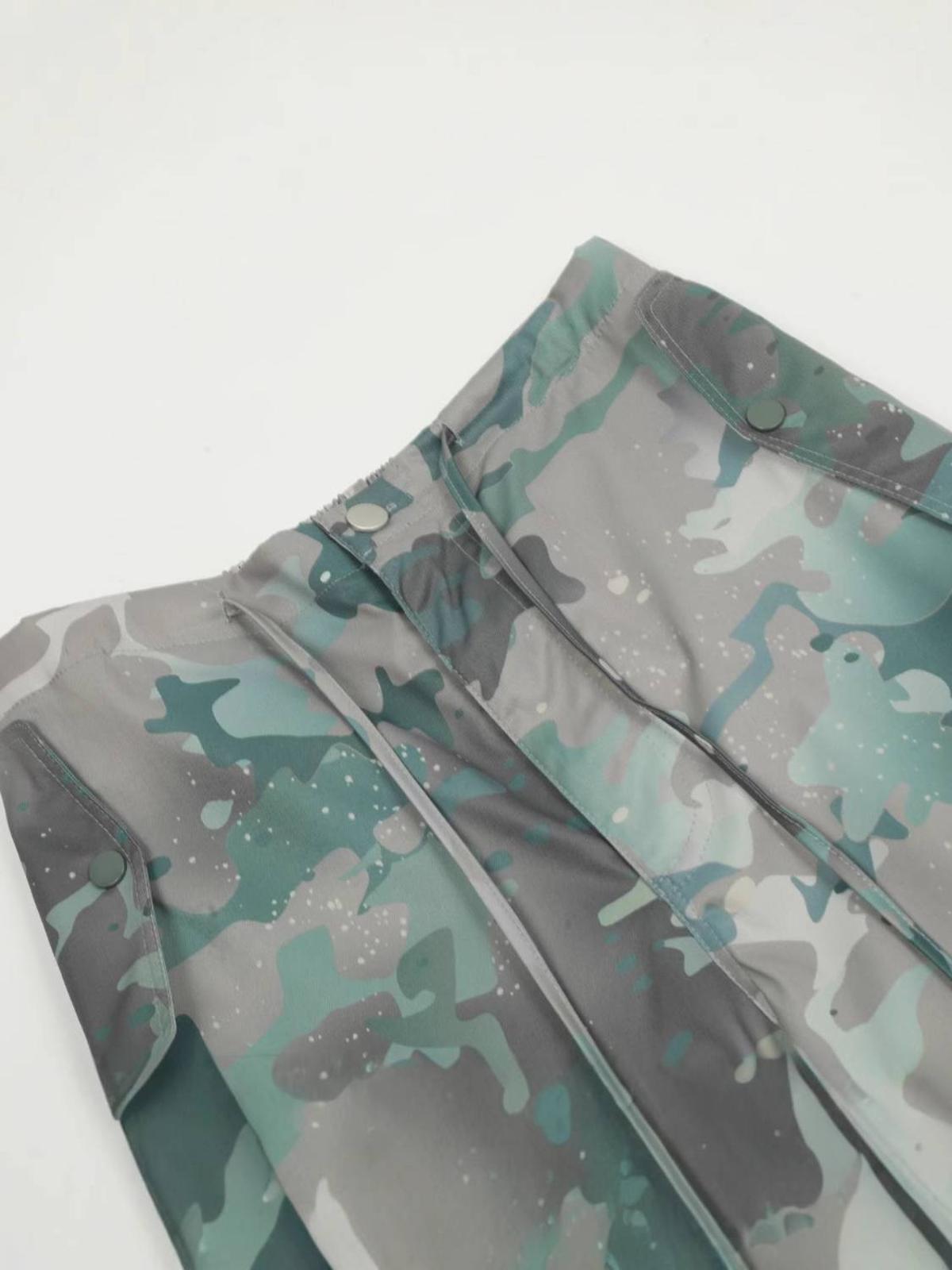 Camouflage Tie-Dye Cargo Pants