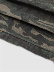 Camouflage Wrinkle Longline Jorts
