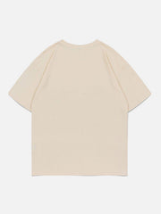 Cartoon Fox Print Tee
