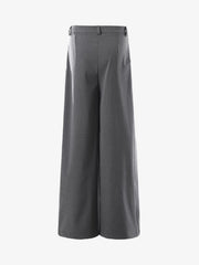 Retro Structured Asymmetric Baggy Pants