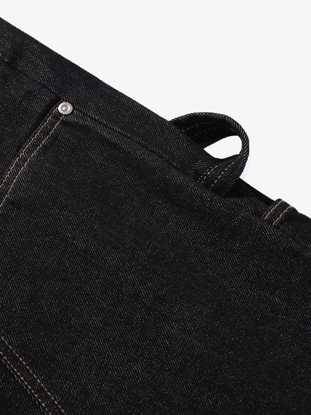 Vintage Button Fly Stitch Detail Baggy Jeans