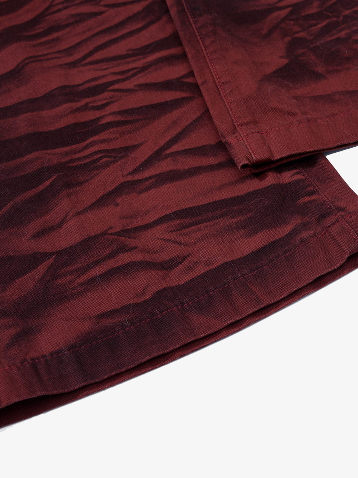 Wasteland Lava Wash Flared Wrinkled Texture Pants