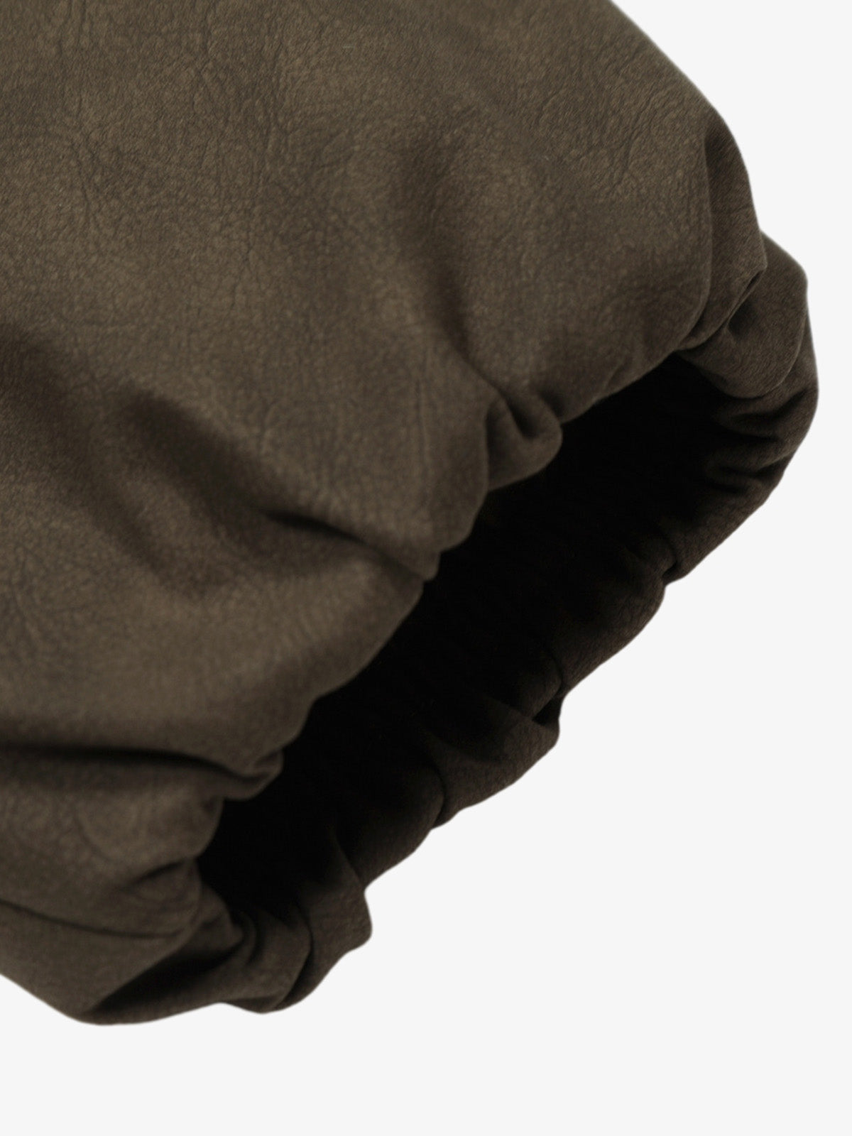 Vintage Zipper Pocket Design Sherpa Lined Collar Padded Jacket
