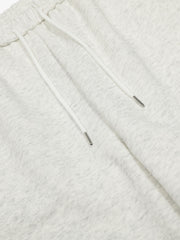 Appliquéd Number Drawstring Casual Pants