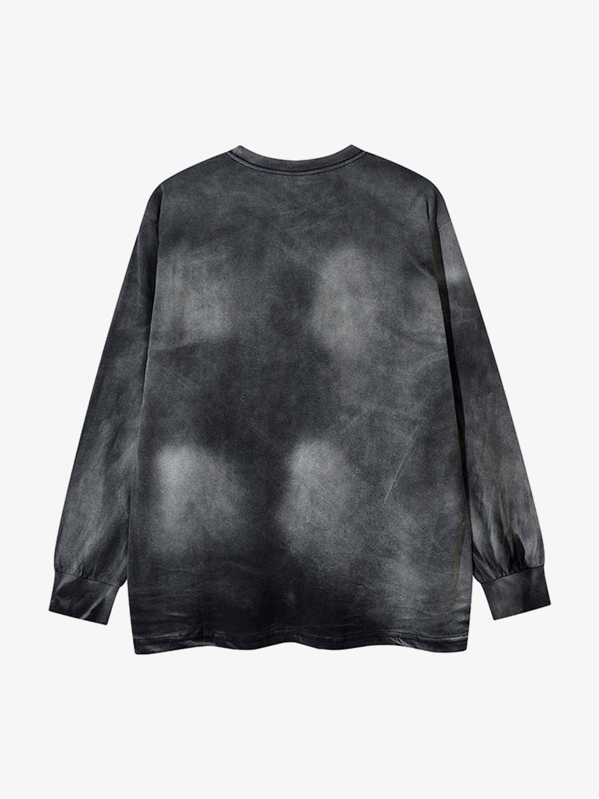 Inkjet Dirty Necklace Long-Sleeved T-Shirt