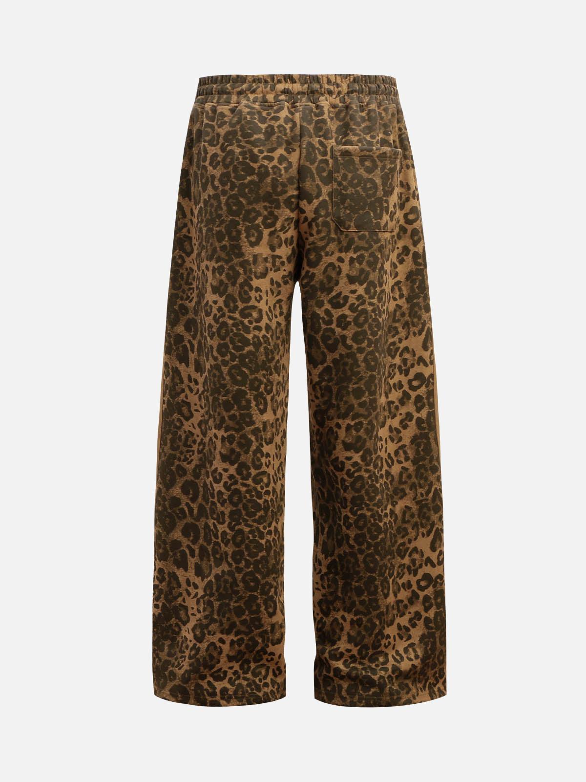 Cheetah Print Suede Pants