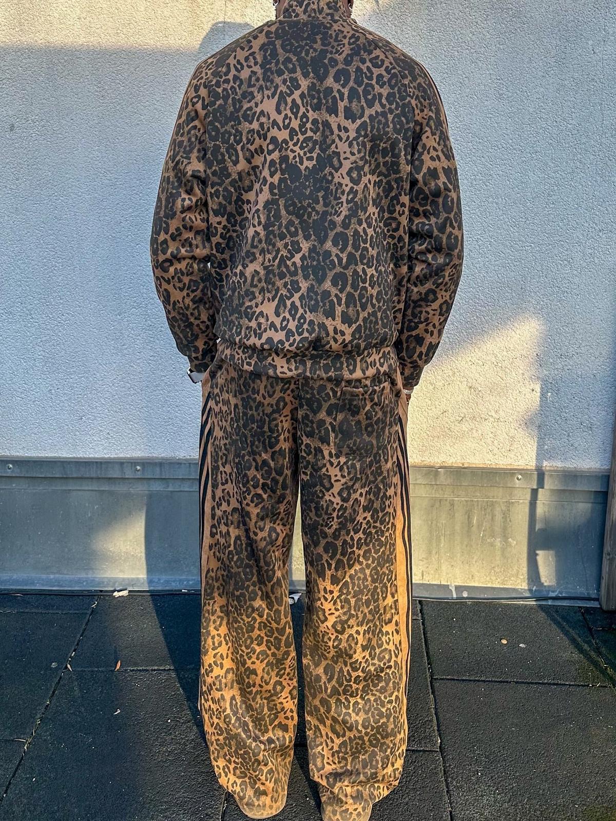 Cheetah Print Suede Pants