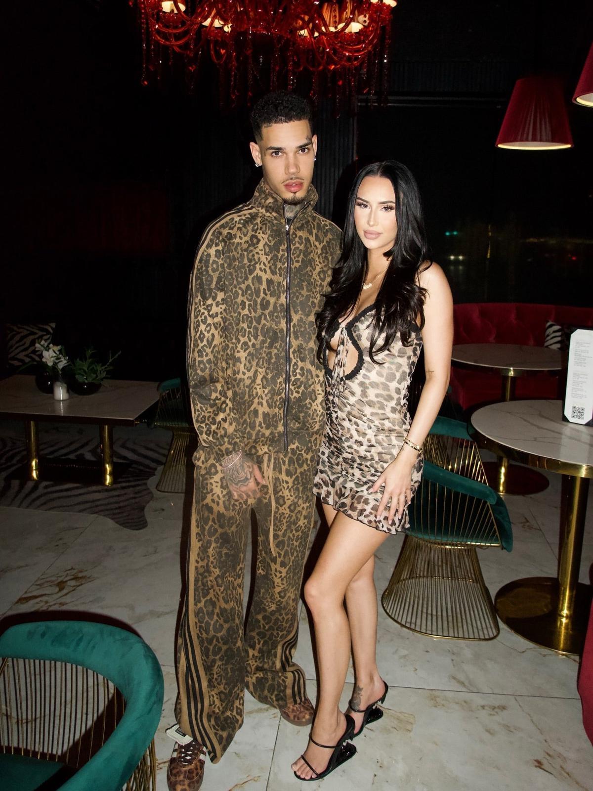 Cheetah Print Suede Track Jacket