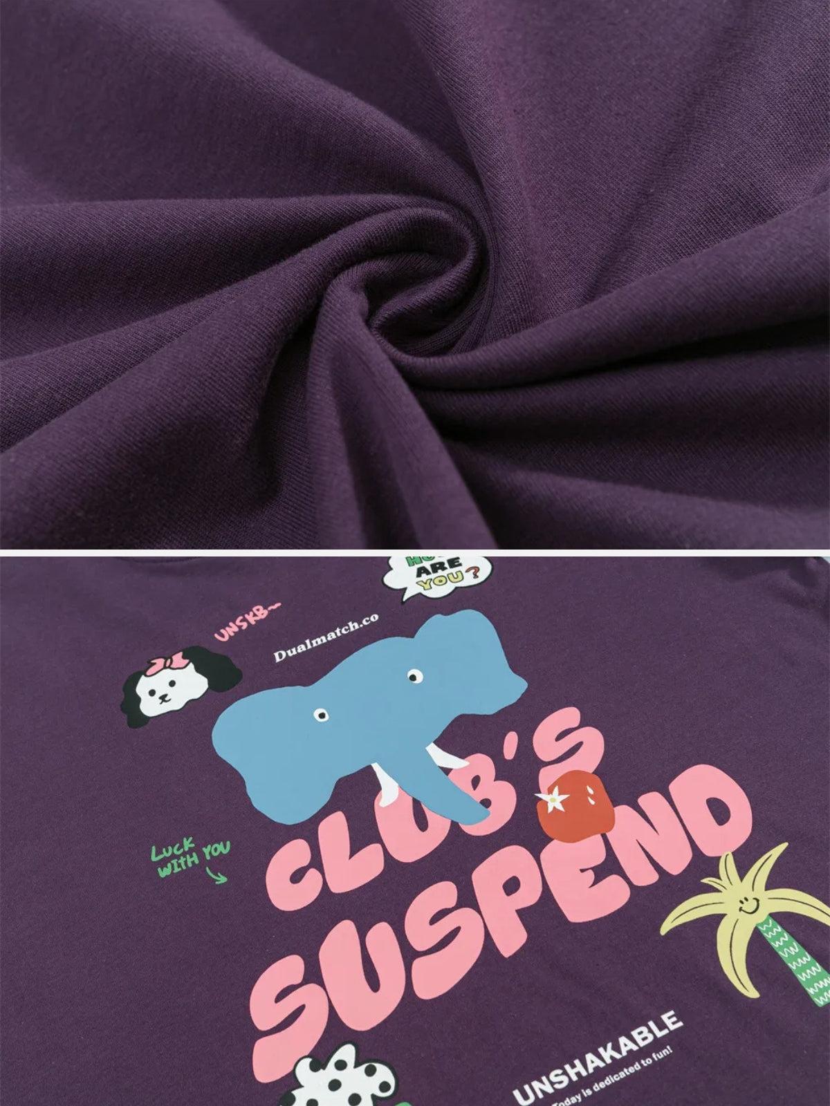 Club Suspend Cartoon Tee